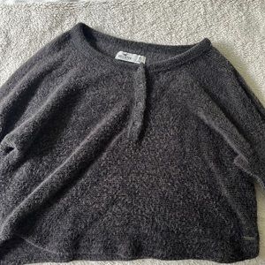 gray sweater